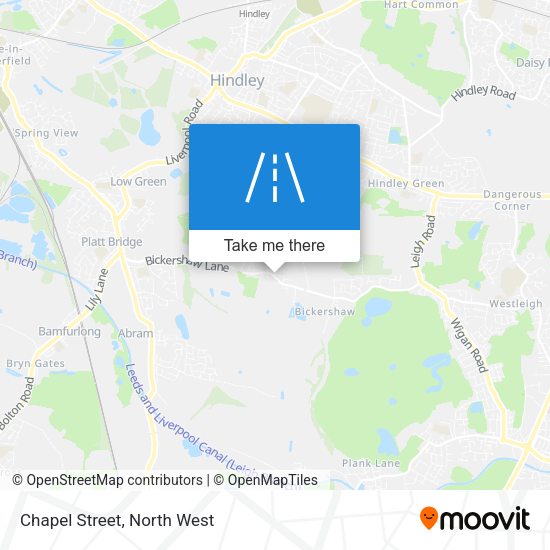 Chapel Street map