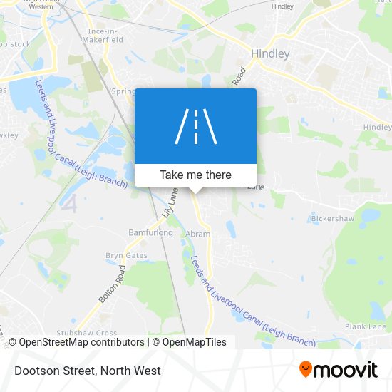 Dootson Street map