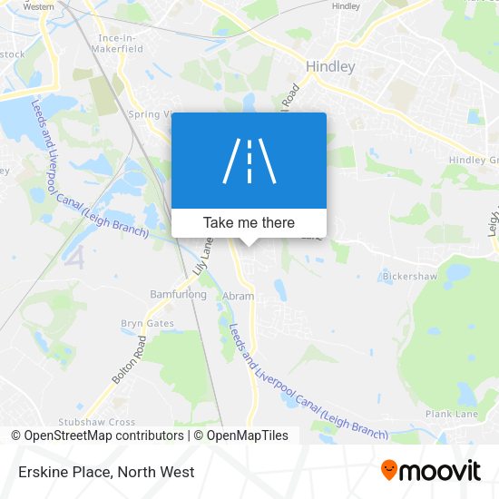 Erskine Place map