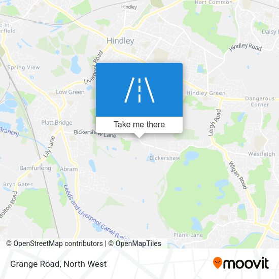Grange Road map
