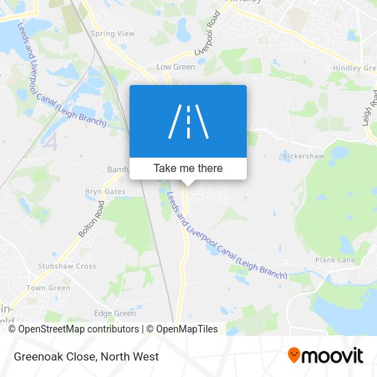 Greenoak Close map