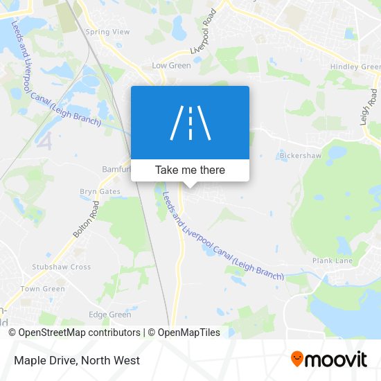 Maple Drive map