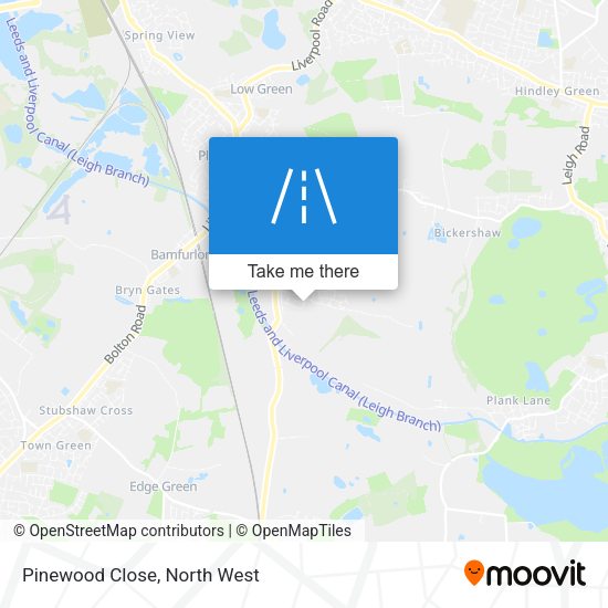 Pinewood Close map