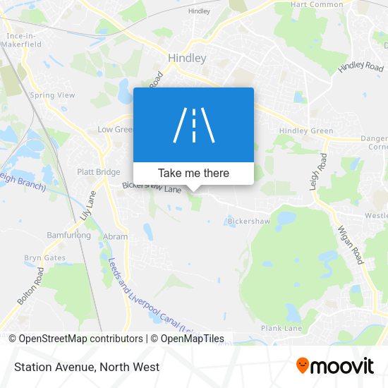 Station Avenue map