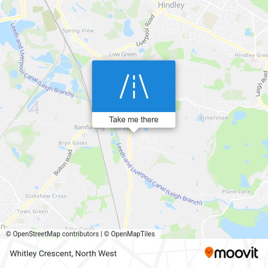 Whitley Crescent map
