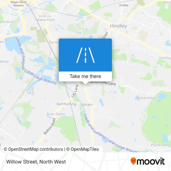 Willow Street map