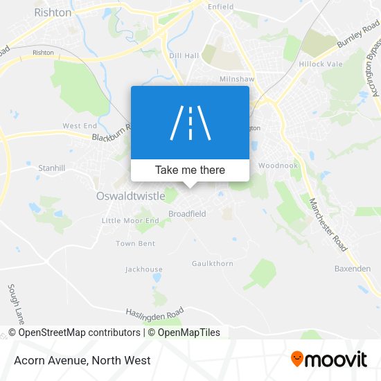 Acorn Avenue map