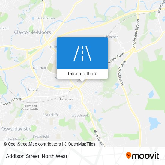 Addison Street map