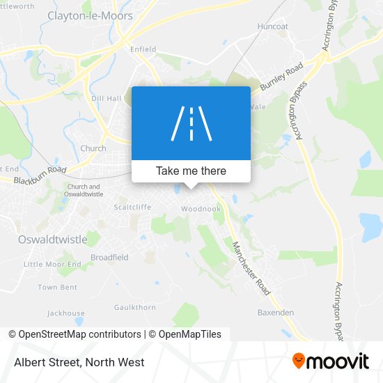 Albert Street map