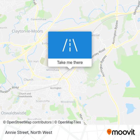 Annie Street map