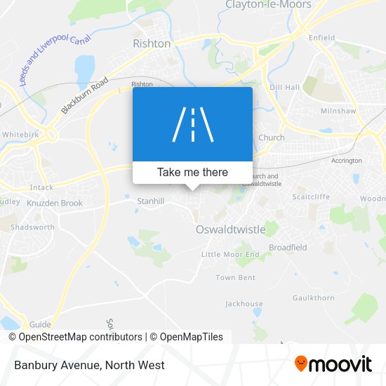 Banbury Avenue map