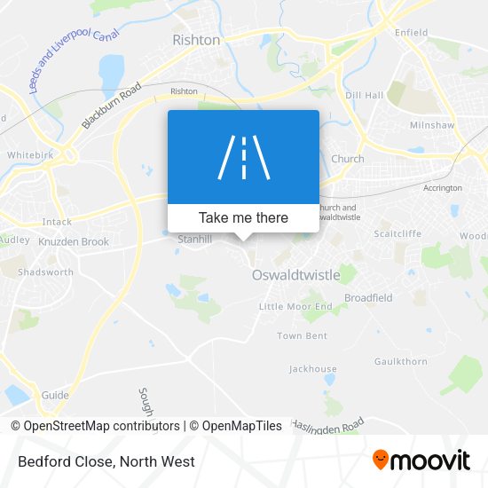 Bedford Close map