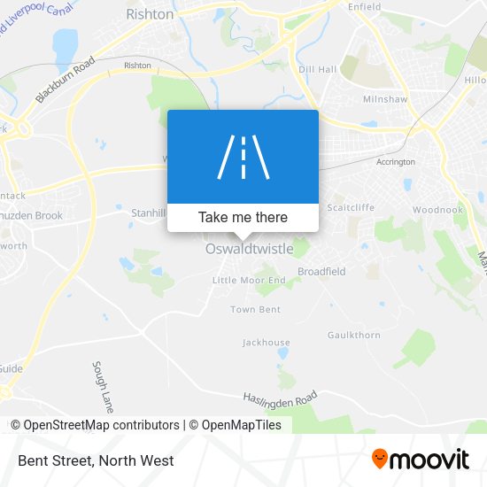 Bent Street map