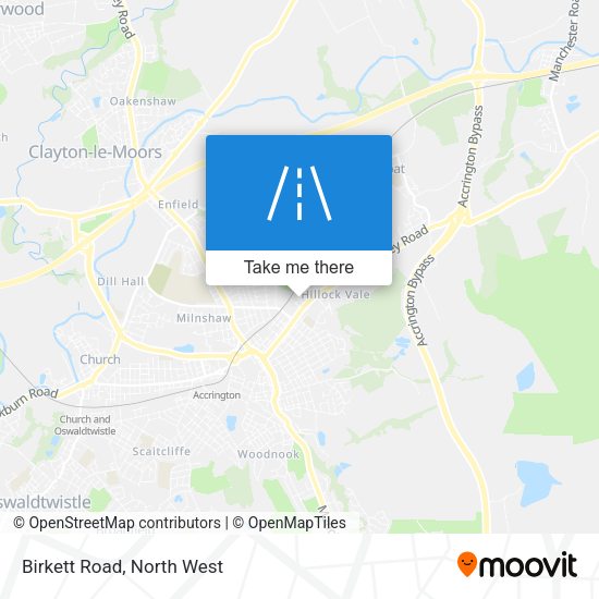 Birkett Road map
