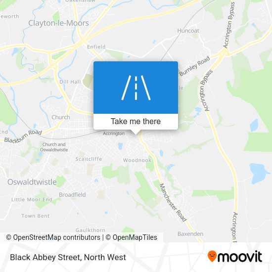 Black Abbey Street map