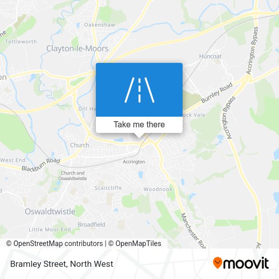 Bramley Street map