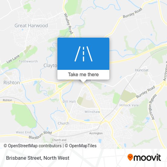 Brisbane Street map