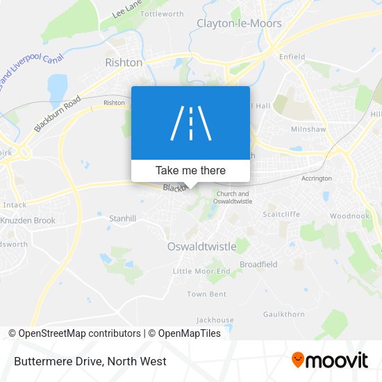 Buttermere Drive map