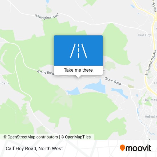Calf Hey Road map