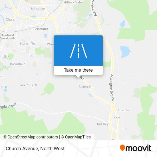 Church Avenue map