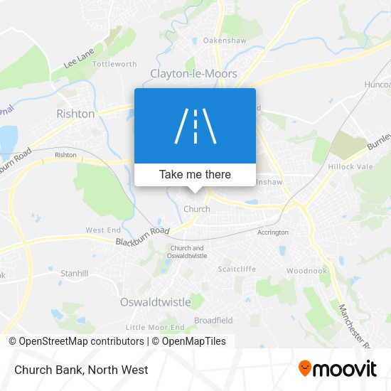 Church Bank map