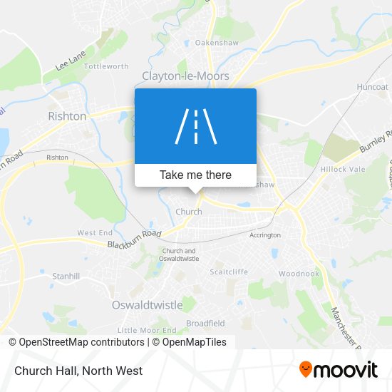 Church Hall map