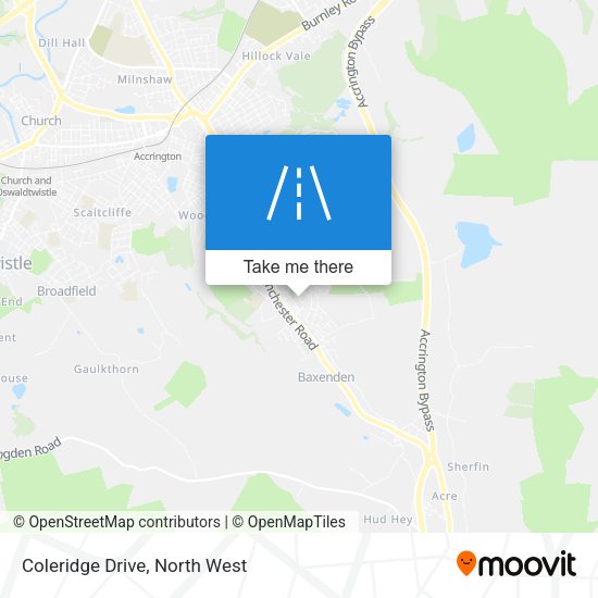 Coleridge Drive map