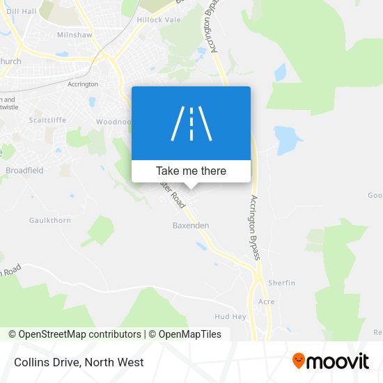 Collins Drive map