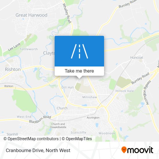 Cranbourne Drive map