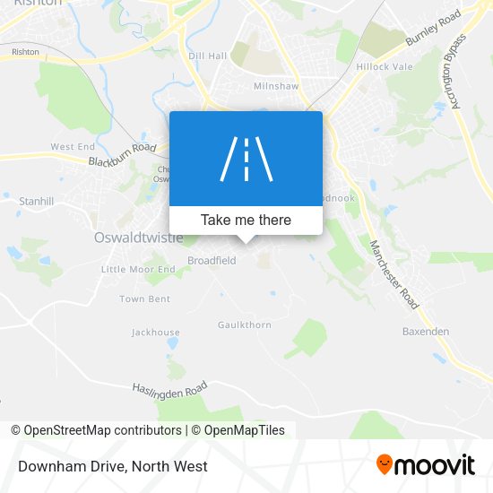 Downham Drive map
