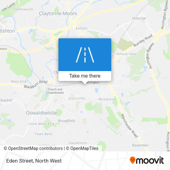 Eden Street map