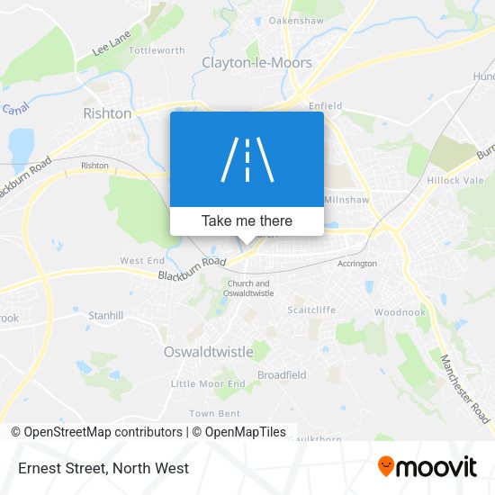 Ernest Street map