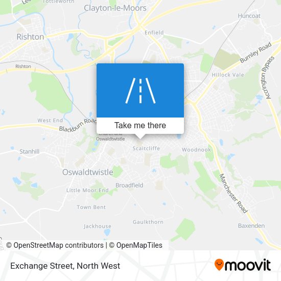 Exchange Street map