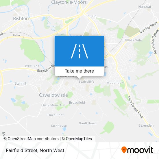 Fairfield Street map