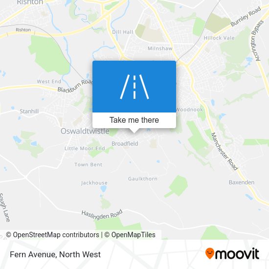Fern Avenue map