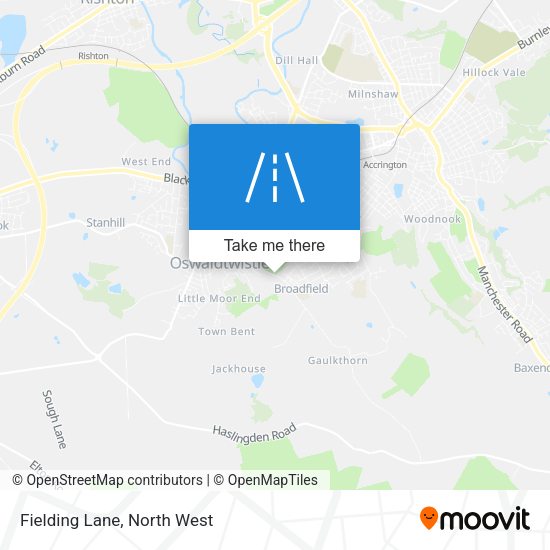 Fielding Lane map