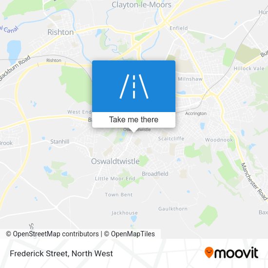 Frederick Street map