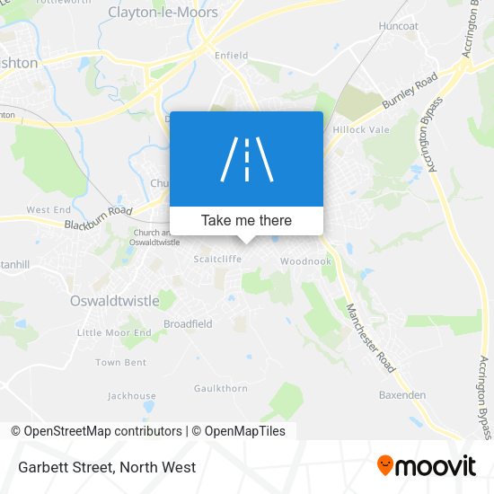 Garbett Street map