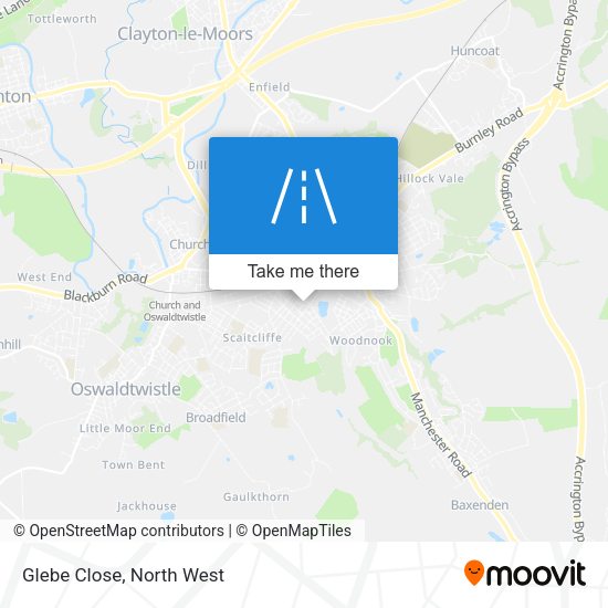 Glebe Close map