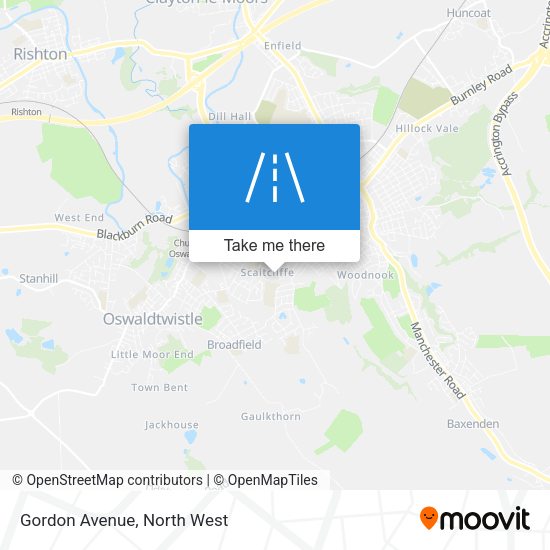 Gordon Avenue map