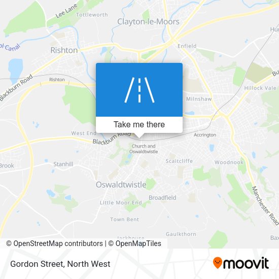 Gordon Street map