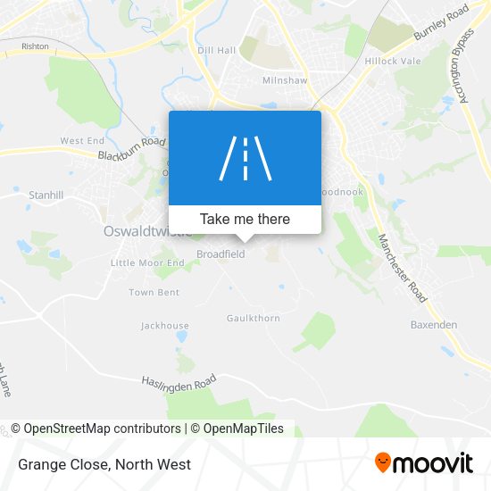 Grange Close map