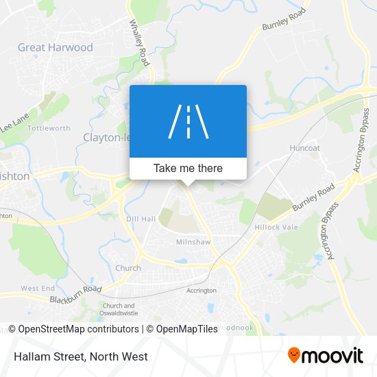 Hallam Street map