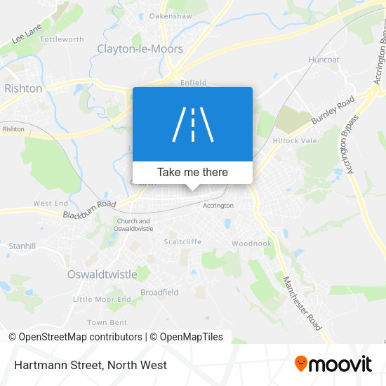 Hartmann Street map