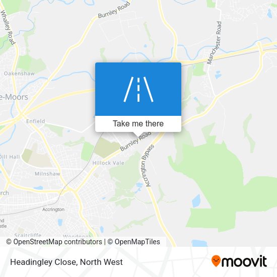 Headingley Close map