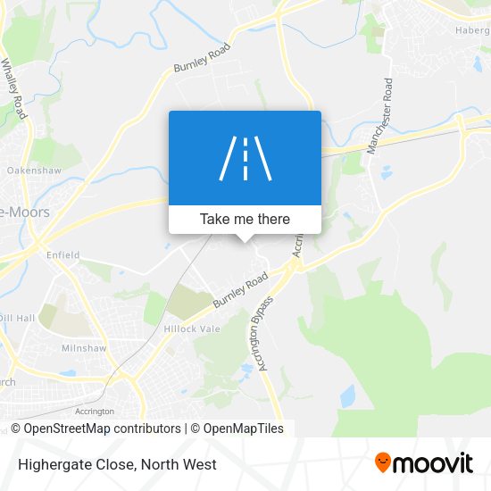 Highergate Close map