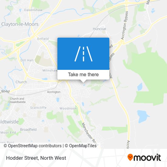 Hodder Street map