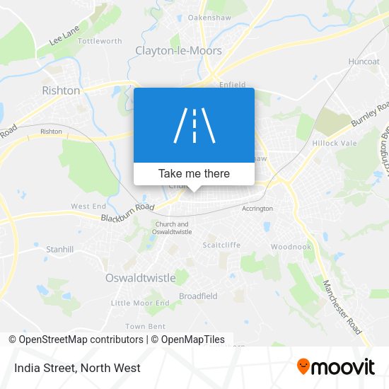 India Street map