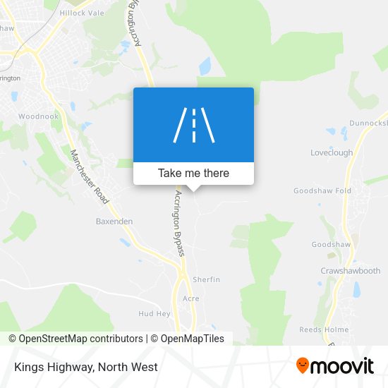Kings Highway map