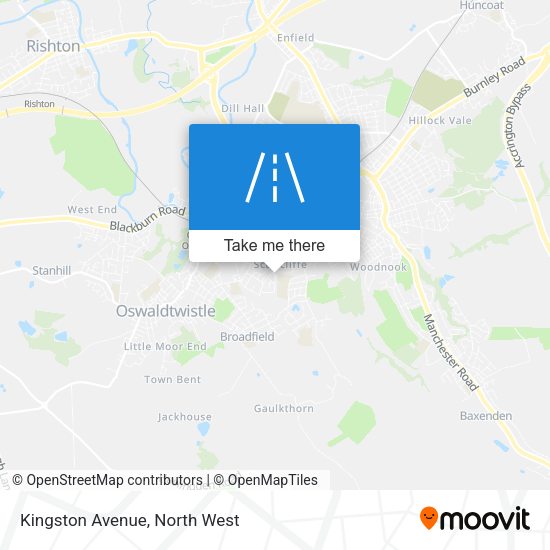 Kingston Avenue map